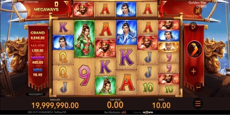 Kinh nghiệm chơi Nổ hũ Golden War hiệu quả